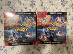 2x lot of Pokemon TCG Surging Sparks Booster Bundles Factory Sealed - Image 1