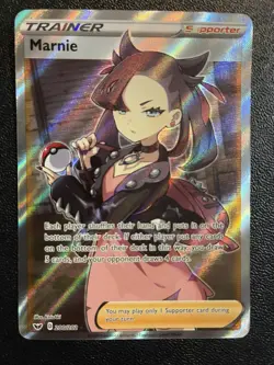 Pokemon TCG - Marnie [200/202] Holo Damaged Full Art Trainer, Sword and Shield - Image 2
