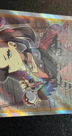 Pokemon TCG - Marnie [200/202] Holo Damaged Full Art Trainer, Sword and Shield - Image 3