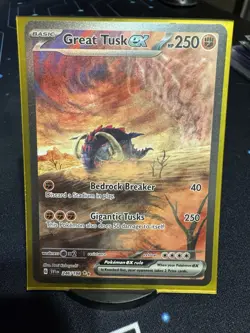 Pokemon TCG Scarlet & Violet Great Tusk ex 246/198 Special Illustration Rare NM - Image 1