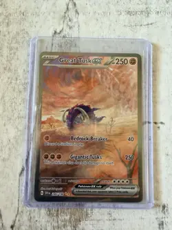 Pokemon TCG Scarlet & Violet Great Tusk EX 246/198 Special Illustration Rare - Image 1