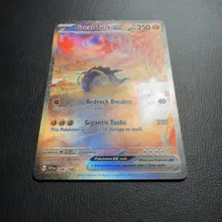 Pokemon TCG Scarlet & Violet Great Tusk EX 246/198 Special Illustration Rare Nm - Image 2