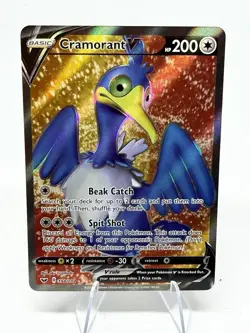 Cramorant V 198/202 Full Art Ultra Rare Sword & Shield Base - Pokemon TCG - Image 1