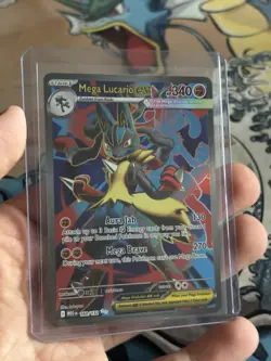 Mega Lucario ex 160/132 UR Pokemon Mega Evolution Ultra Rare Full Art Holo NM/M - Image 1