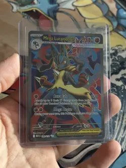 Mega Lucario ex 160/132 UR Pokemon Mega Evolution Ultra Rare Full Art Holo NM/M - Image 1