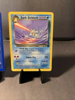 Pokemon TCG Psyduck 65/82 1st Edition & Dark Golduck 37/82 Team Rocket 2000 NM - Image 3