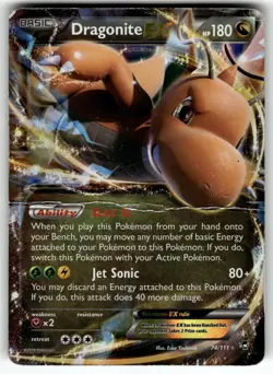 Dragonite EX 74/111 XY - Furious Fists HP Pokemon Card TCG - Image 1