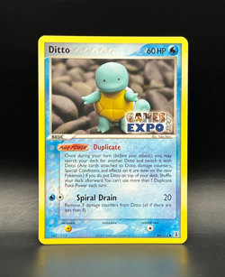 Ditto GAMES EXPO Card- Ex Delta Species 64/113-Super Rare Pokemon Promo -NM - Image 1