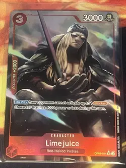 One Piece Card - LIMEJUICE OP09-014 (UC) Alt Art PRB-02 Best Vol 2 English NM/M - Image 1