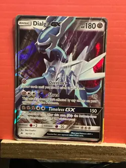 Reprint FANART CARD Pokemon TCG Pokemon Dialga GX Dialga Ultra Rare Holo - Image 1