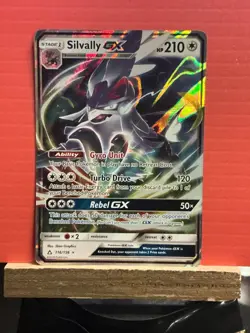 Reprint FANART CARD Pokemon TCG Pokemon Silvally GX Silvally Ultra Rare Holo - Image 1