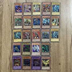 Yu-Gi-Oh! Card Lot Exodia Blue Eyes White Dragon Sacred Phoenix Holo Collection - Image 1