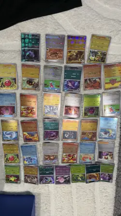 Pokemon TCG Poke Ball Reverse Holo Bundle X35 Cards - Image 1