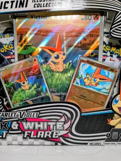 Pokemon Trading Card Unova Victini Illustration Collection Box - Image 2