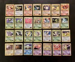 Pokemon Gym Challenge 1ST EDITION Complete Uncommon & Common Set - 91 Cards NM - Image 1