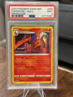Charizard - (Prerelease) SWSH066 SWSH: Sword & Shield Promo Cards Holo - Image 1