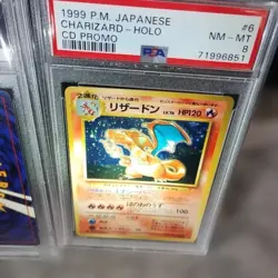 PSA 8-7 Pokemon CD Promo 4 Card Japanese Vintage Charizard Blastoise Venusaur - Image 3