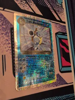 Pokemon Dark Blastoise 4/110 Legendary Collection Reverse Holo Box Topper Played - Image 3