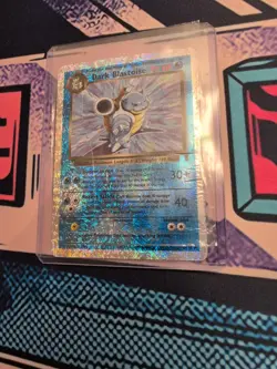 Pokemon Dark Blastoise 4/110 Legendary Collection Reverse Holo Box Topper Played - Image 5