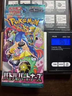 Heavy 8.61g Pokemon Sealed Journey Together Japanese Booster Pack - Image 1