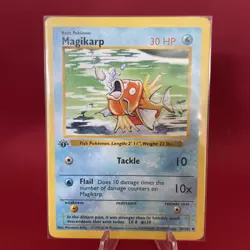 1999 Pokemon TCG Base Set Magikarp 1st Edition Shadowless 35/102 - Image 1