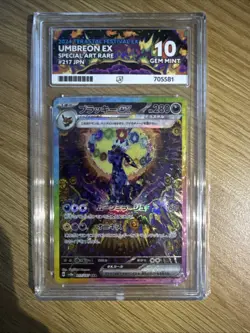 Pokemon 2024 Terastal Festival UMBREON EX Special Art Rare #217 Japanese Ace 10 - Image 1