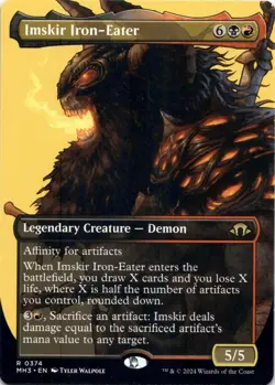 Imskir Iron-Eater (Borderless) Modern Horizons 3 - Magic MTG NM - Image 1