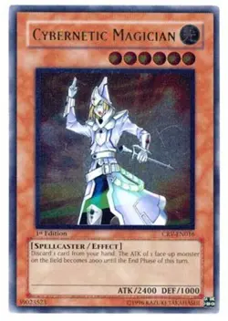 Lightly Played Cybernetic Magician - CRV-EN016 - Ultimate Rare - 1st Edition - Y - Image 1