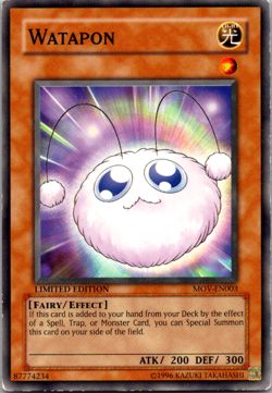 Watapon - MOV-EN003 - Common - Limited Edition Moderately Played Yu-Gi-Oh The Mo - Image 1