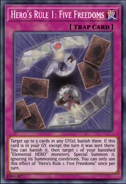 Yugioh! Hero's Rule 1: Five Freedoms Maze of the Muertos PREORDER - Image 1