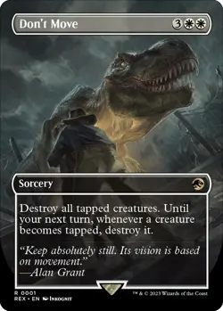 Don't Move (Borderless) - 1 / English / Near Mint MTG - Image 1