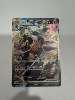 Pokemon TCG Cynthia's Garchomp ex 232/182 Sv10 Destined Rivals Holo Rare - Image 1