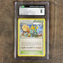 Champion Festival - Top 32 World Championship, XY176 - CGC 8 - 2016 Pokemon - Image 1