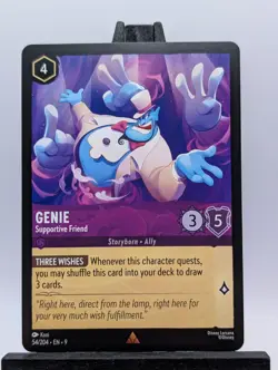 Disney Lorcana Fabled - Genie, Supportive Friend - 54/204 - Image 1