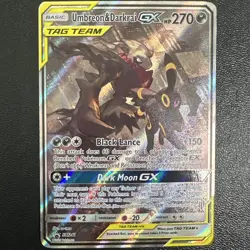 Umbreon & Darkrai GX Tag Team Sun and Moon Black Star Promo SM241 NM Near Mint - Image 1