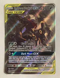 Umbreon & Darkrai GX SM241 Tag Team Black Star Promo - Image 1
