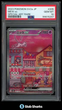 2023 POKEMON SV2A 151 JAPANESE #205/165 MEW EX SPECIAL ART RARE PSA 10 - Image 1