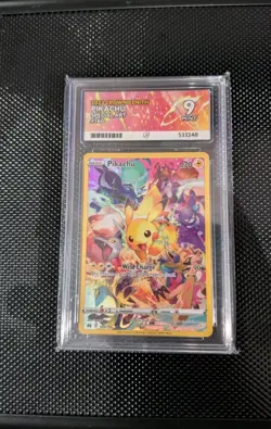 Pokemon TCG Crown Zenith Pikachu Holo Card 160/159 Secret Rare Ace 9 - Image 1