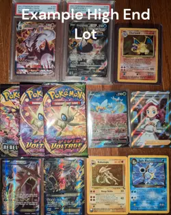 Pokemon Mystery Lot Of Pokemon Cards Graded Slabs Packs Read Desc - Image 1