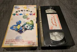 Pokemon Card Game Japanese Intro Pack VHS 1999 Japan Vintage Video Tape - RARE - Image 1