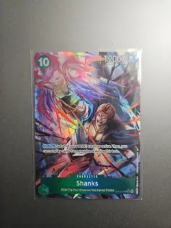 One Piece TCG Carrying On His Will - Shanks OP13-028 Alt Art ENGLISH NM - Image 3