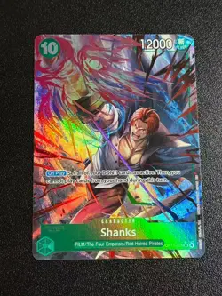 One Piece TCG Carrying On His Will - Shanks OP13-028 Alt Art ENGLISH NM - Image 1