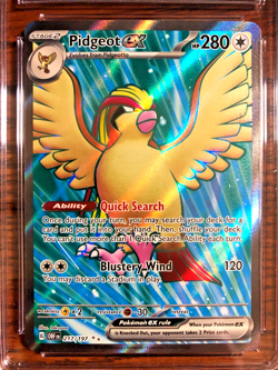 Pidgeot EX FA Ultra Rare #217 - CGC GEM MINT 10 - Obsidian Flames - Pokemon TCG - Image 2
