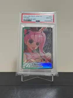 Perona Leader Alt Art OP06-021 One Piece Wings Of The Captain English - PSA 10 - Image 1