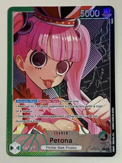 One Piece Perona OP06-021 Alt Art Leader Wings of the Captain English - Image 1