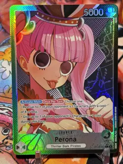PERONA - One Piece TCG OP06-021 - AAL Alt Art Leader - Wings of the Captain - Image 1