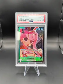 2024 One Piece Wings Of The Captain Alt Art Perona #OP06-021 PSA 10 GEM MINT - Image 1