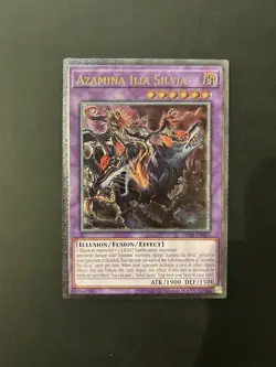 Yu-Gi-Oh! OP28-EN003 Azamina Ilia Silvia (Unlimited) Ultimate Rare, LIGHT PLAY - Image 1