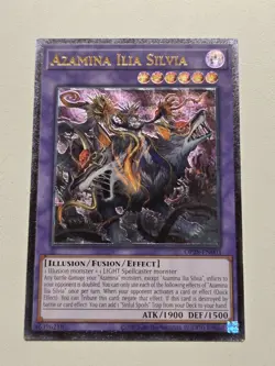 Azamina Ilia Silvia (UTR) OP28-EN003 Ultimate Rare Yugioh Tournament Pack VLP/NM - Image 1