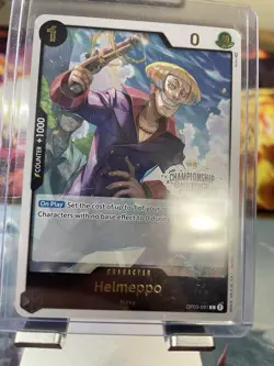 Helmeppo - OP03-091 - One Piece Card Game - Store Championship Pack - Holo - Image 3